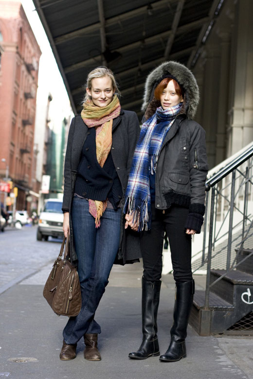 fashion girl2 in Street fashion of New York